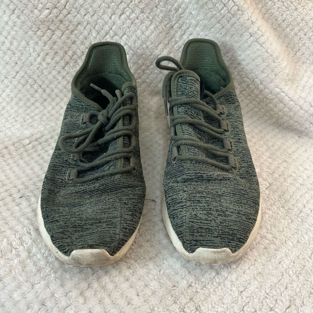 Adidas Green tubular Slip On Running Shoes Size 10